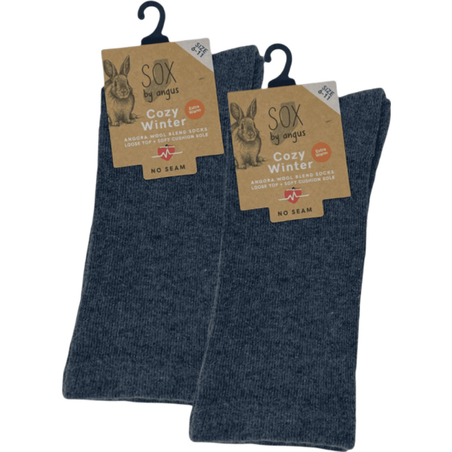 Cloud Comfort Socks Angora Blend No-Show Charcoal Luxe
